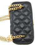 CHANEL 23P COCO LOVE LONG VANITY CAVIAR BLACK BRUSHED GHW (MICROCHIP)