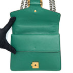 GUCCI DIONYSUS GG CALFSKIN GREEN RUTHENIUM HARDWARE
