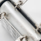 DIOR MY ABC DIOR SMALL LADY DIOR BAG CALFSKIN SILVER SHW