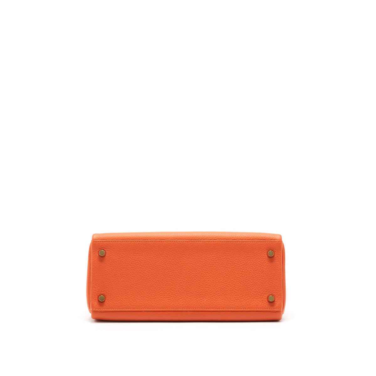 Hermes Kelly 28 Togo 9J feu GHW With An Extra Twilly