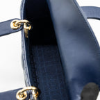 DIOR SMALL MY ABC LADY DIOR LAMBSKIN NAVY LGHW