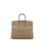 HERMES BIRKIN 25 TOGO ETOUPE WITH SHW