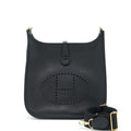 Hermes Evelyne 29 Bag Clemence Black GHW