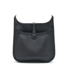 Hermes Evelyne 29 Bag Clemence Black GHW