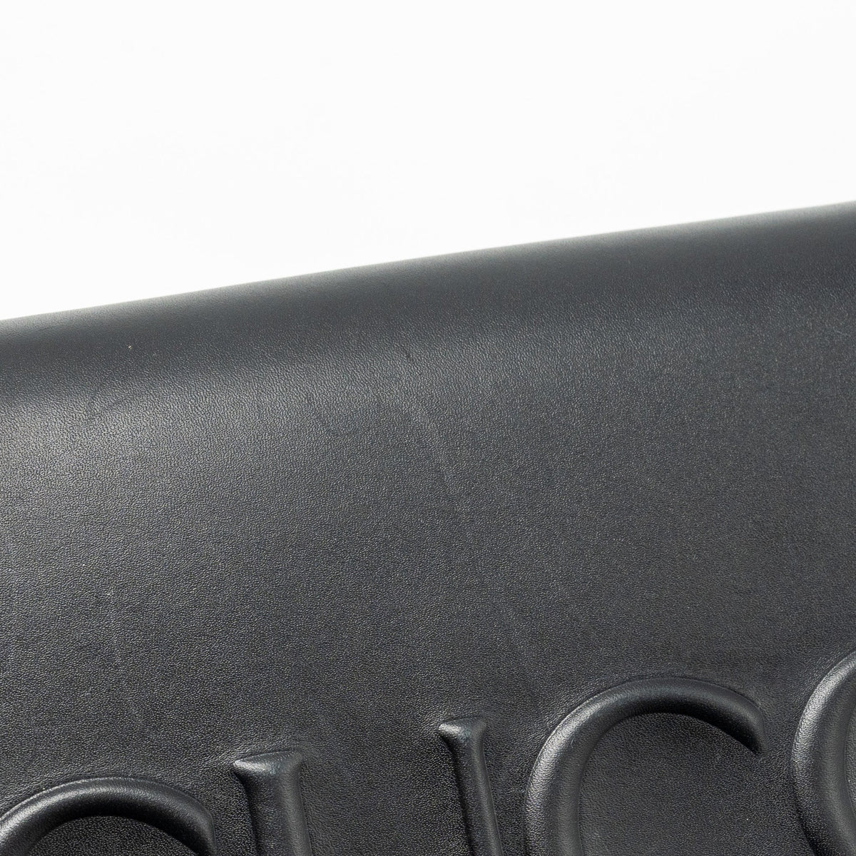 GUCCI FLAP WALLET ON CHAIN CALFSKIN BLACK SHW