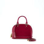 LOUIS VUITTON ALMA BB PATENT DARK PINK GHW