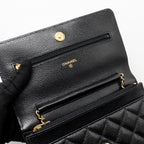 CHANEL CLASSIC WALLET ON CHAIN CAVIAR BLACK GHW