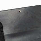 GUCCI FLAP WALLET ON CHAIN CALFSKIN BLACK SHW