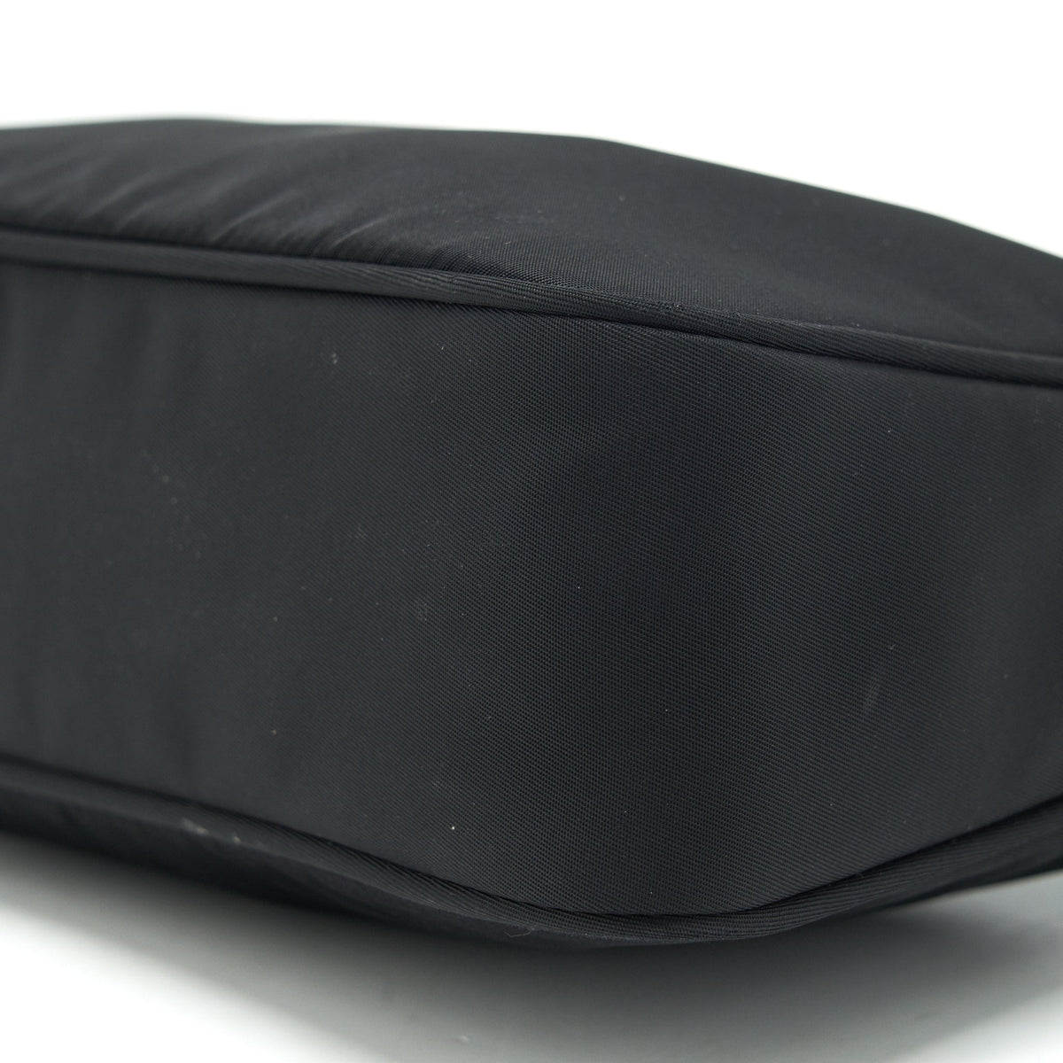 PRADA NYLON MINI TESSUTO SHOULDER BAG BLACK SHW