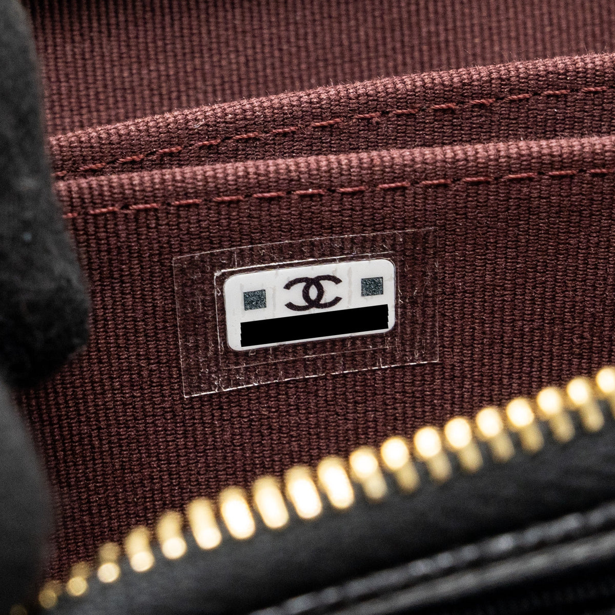 CHANEL ZIPPER CARD HOLDER CAVIAR BLACK GHW(MICROCHIP)
