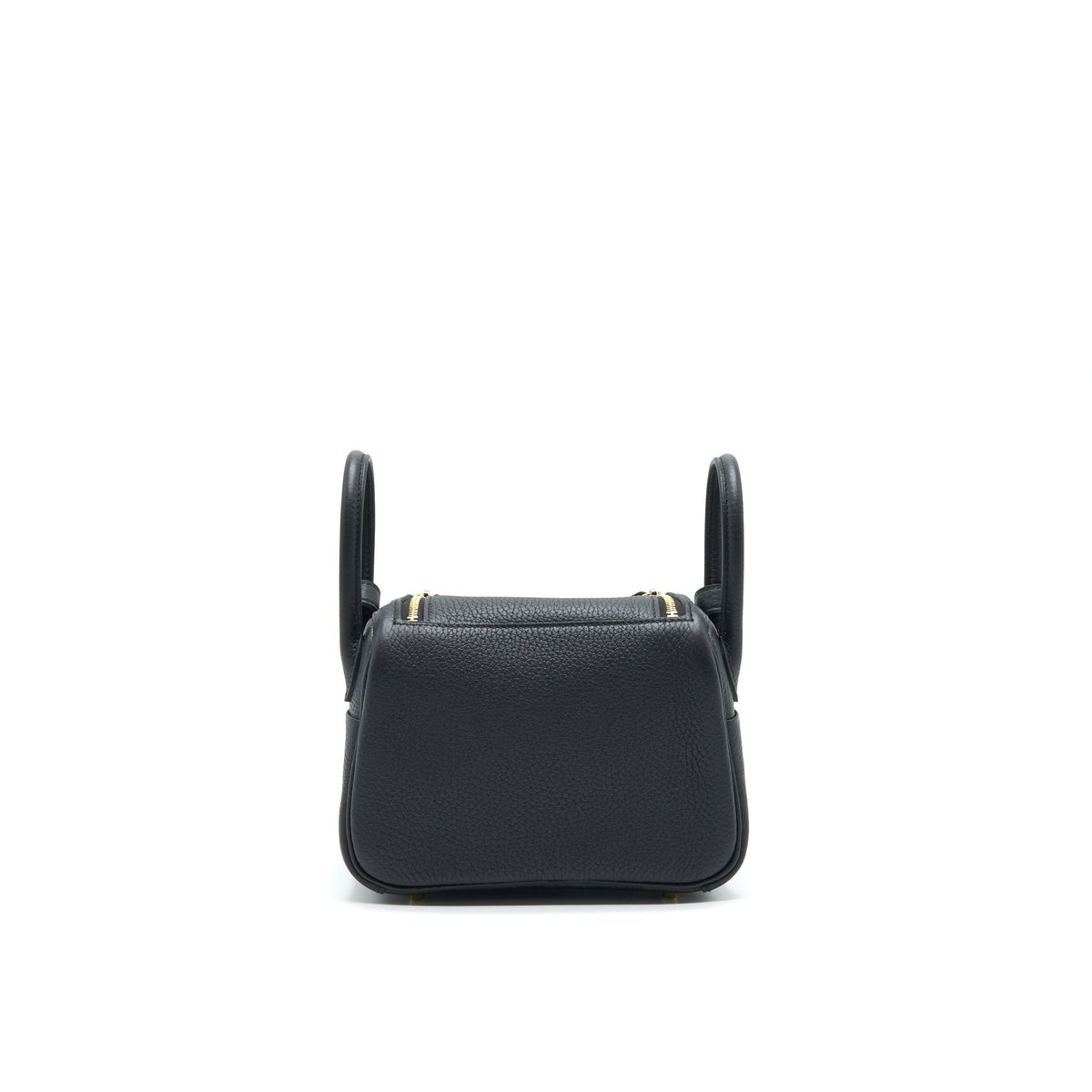 HERMES MINI LINDY BLACK GHW