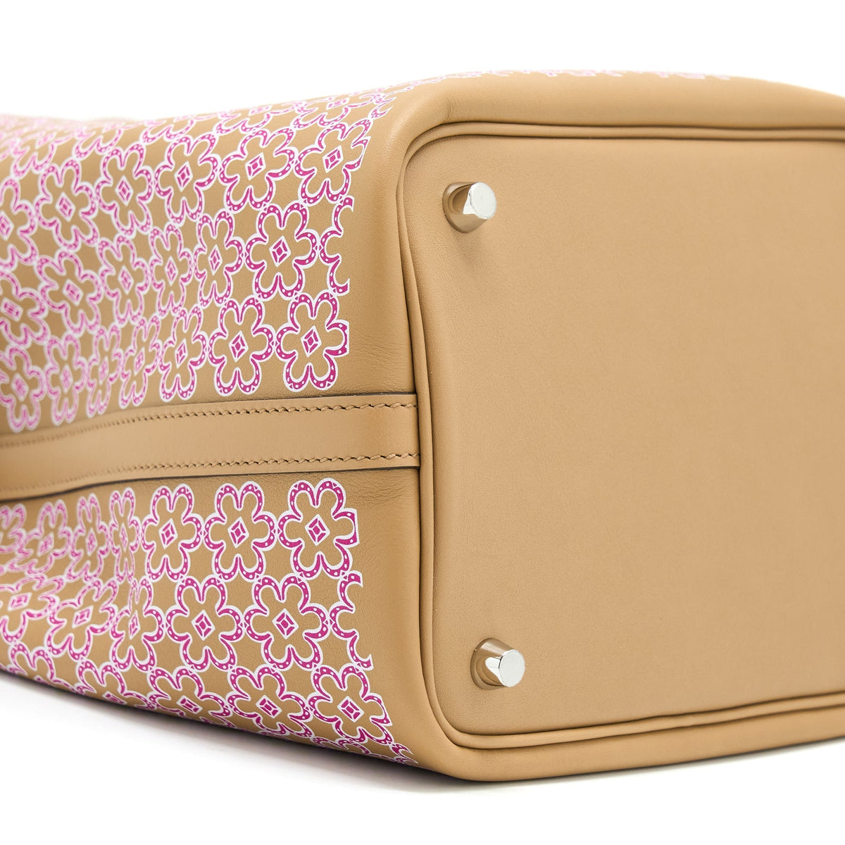 HERMES PICOTIN 18 LUCKY DAISY SWIFT CHAI/ROSE/BLANC SHW