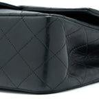 CHANEL VINTAGE FLAP BAG LAMBSKIN BLACK GHW