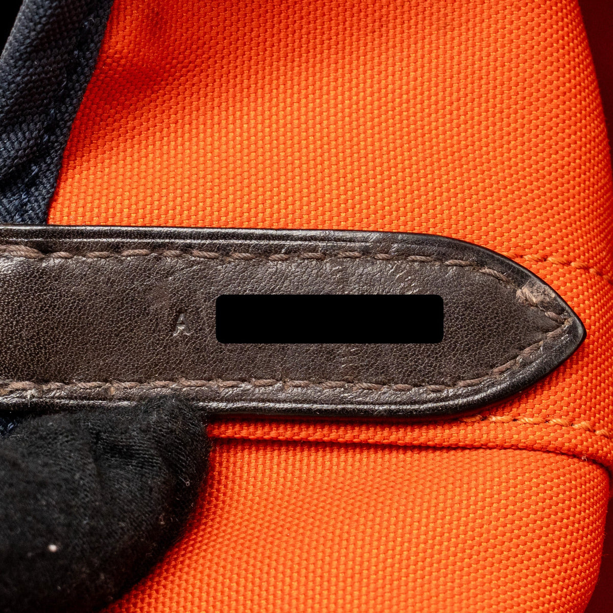 Hermes the grooming bag canvas bleu navy/feu SHW