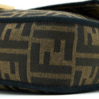 FENDI BAGUETTE SHOULDER BAG CANVAS GHW
