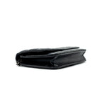 CHANEL CLASSIC WALLET ON CHAIN LAMBSKIN BLACK SHW
