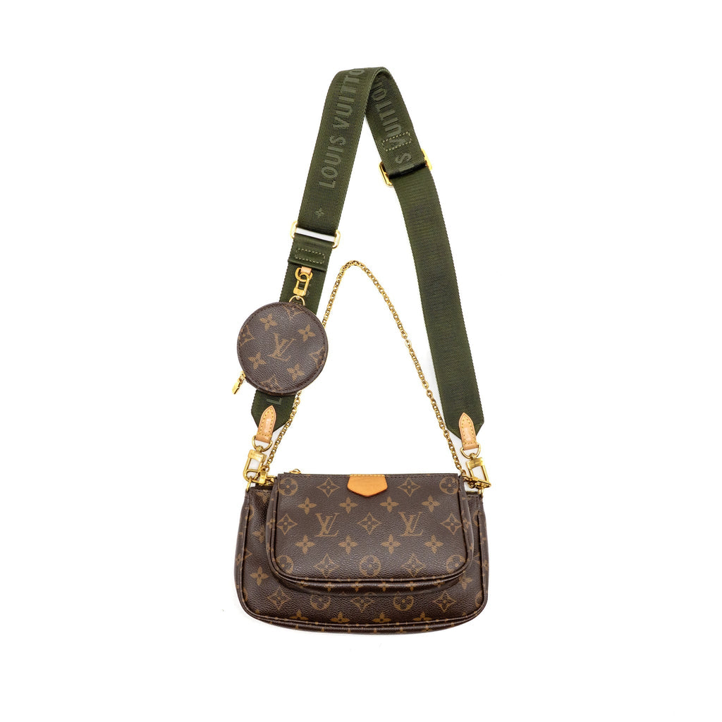 Louis Vuitton Multi Pochette Accessoires Monogram Canvas/Leather Khaki GHW