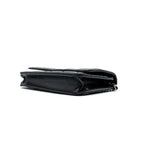CHANEL CLASSIC WALLET ON CHAIN LAMBSKIN BLACK SHW