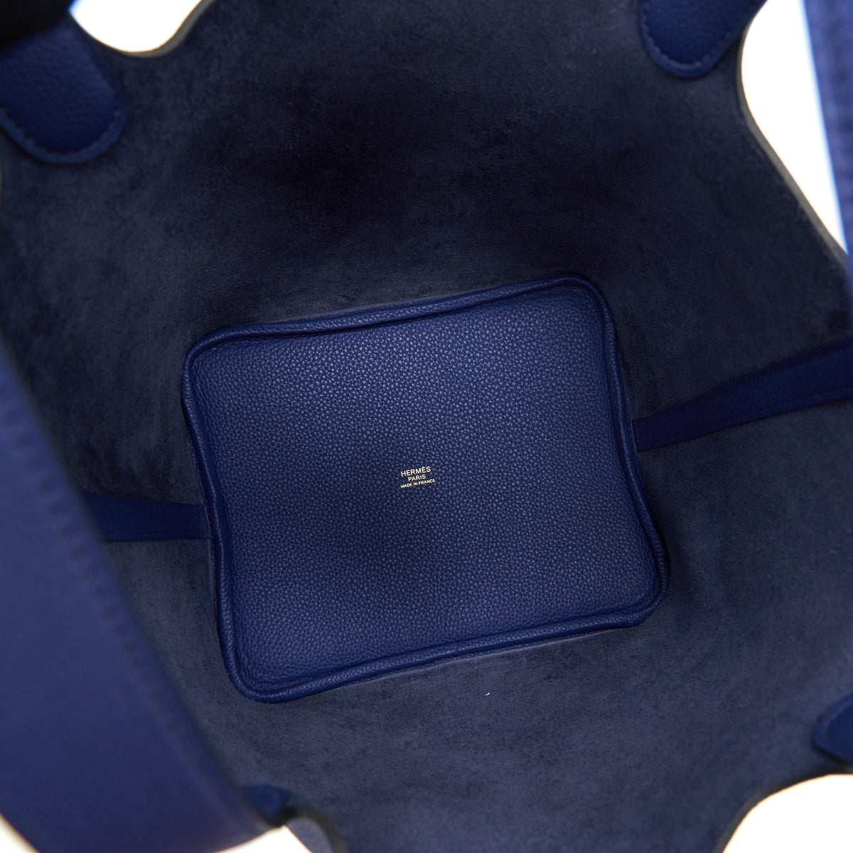 Hermes picotin 22 Lock bag Taurillon Maurice blue Saphir GHW