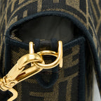 FENDI BAGUETTE SHOULDER BAG CANVAS GHW