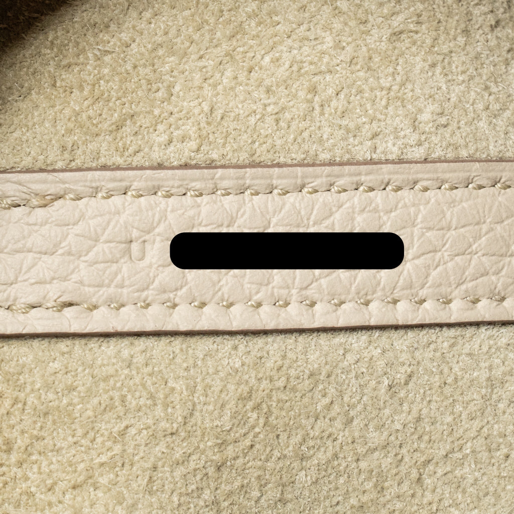 Hermes picotin 18 lock bag Clemence beton SHW