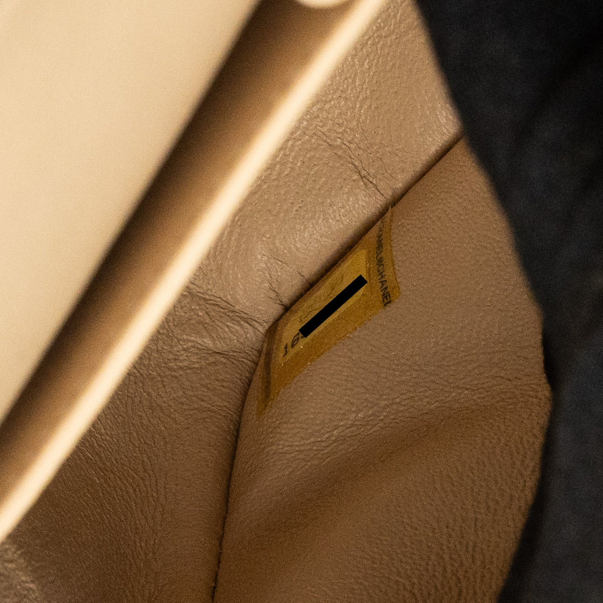 CHANEL MEDIUM CLASSIC DOUBLE FLAT BAG LAMBSKIN BEIGE GHW