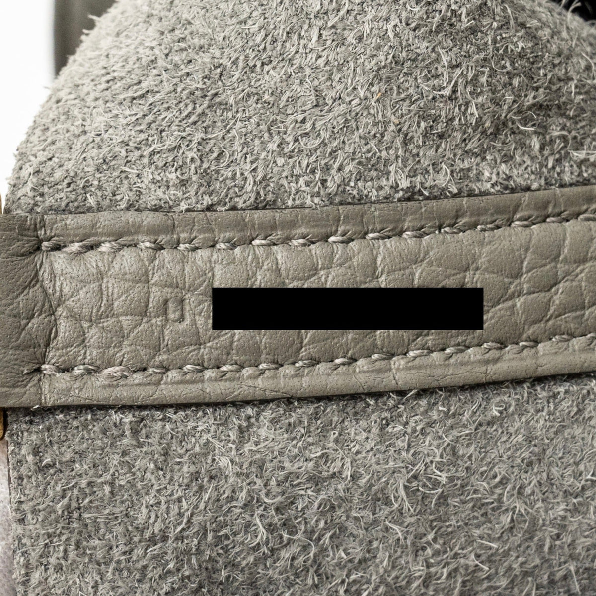 HERMES PICOTIN 18 LOCK BAG CLEMENCE 0L GRIS MEYER GHW