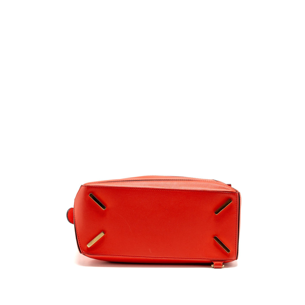 Loewe Medium Puzzle Bag Calfskin Red GHW