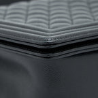 CHANEL BOY BAG 28CM CAVIAR BLACK BRUSHED GHW