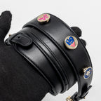 DIOR SMALL MY ABC LADY DIOR BAG LAMBSKIN BLACK LGHW