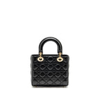 Dior Small Lady Dior My ABCDior Bag Cannage Lambskin Black LGHW