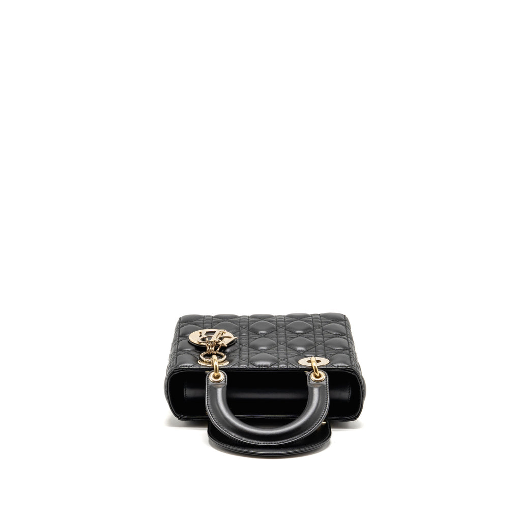 Dior Small Lady Dior My ABCDior Bag Cannage Lambskin Black LGHW