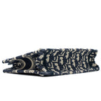 DIOR MINI BOOK TOTE BLUE OBLIQUE EMBROIDERY