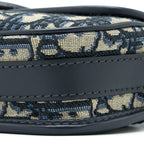 DIOR BOBBY EAST-WEST BAG BLUE OBLIQUE JACQUARD GHW