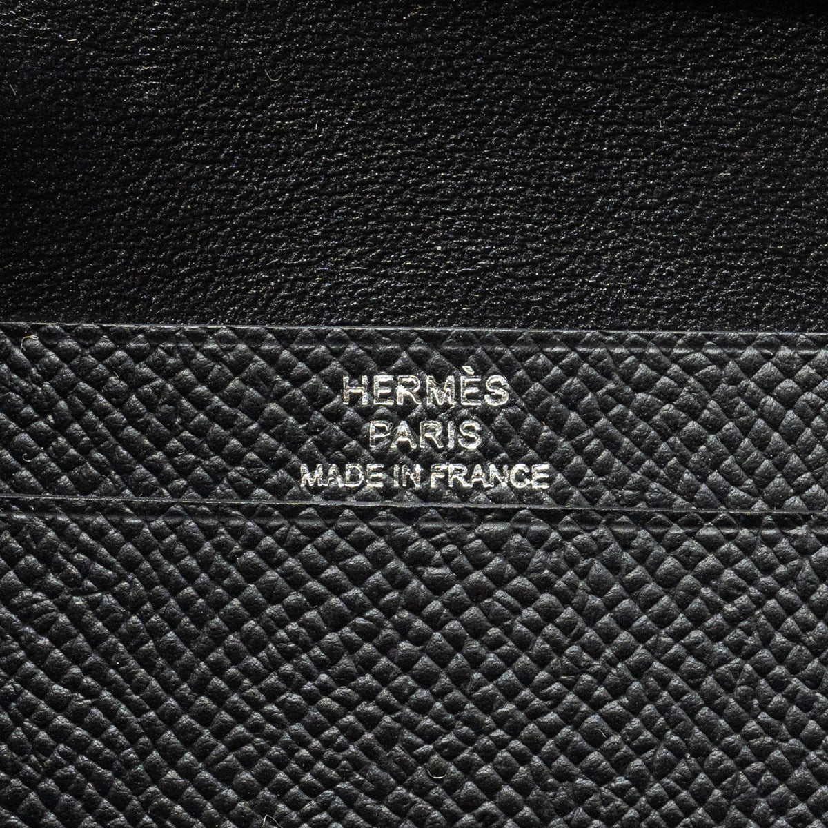 Hermes Bearn card holder Epsom so black