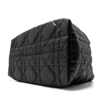 DIOR MEDIUM TOUJOURS BAG MACROCANNAGE CALFSKIN BLACK LGHW