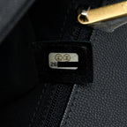 CHANEL BOY BAG 28CM CAVIAR BLACK BRUSHED GHW