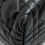 DIOR MEDIUM TOUJOURS BAG MACROCANNAGE CALFSKIN BLACK LGHW