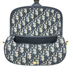 DIOR BOBBY EAST-WEST BAG BLUE OBLIQUE JACQUARD GHW