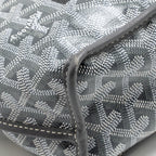 Goyard Mini Anjou Tote Bag French Bulldog Print Goyardine Canvas/Calfskin Grey SHW