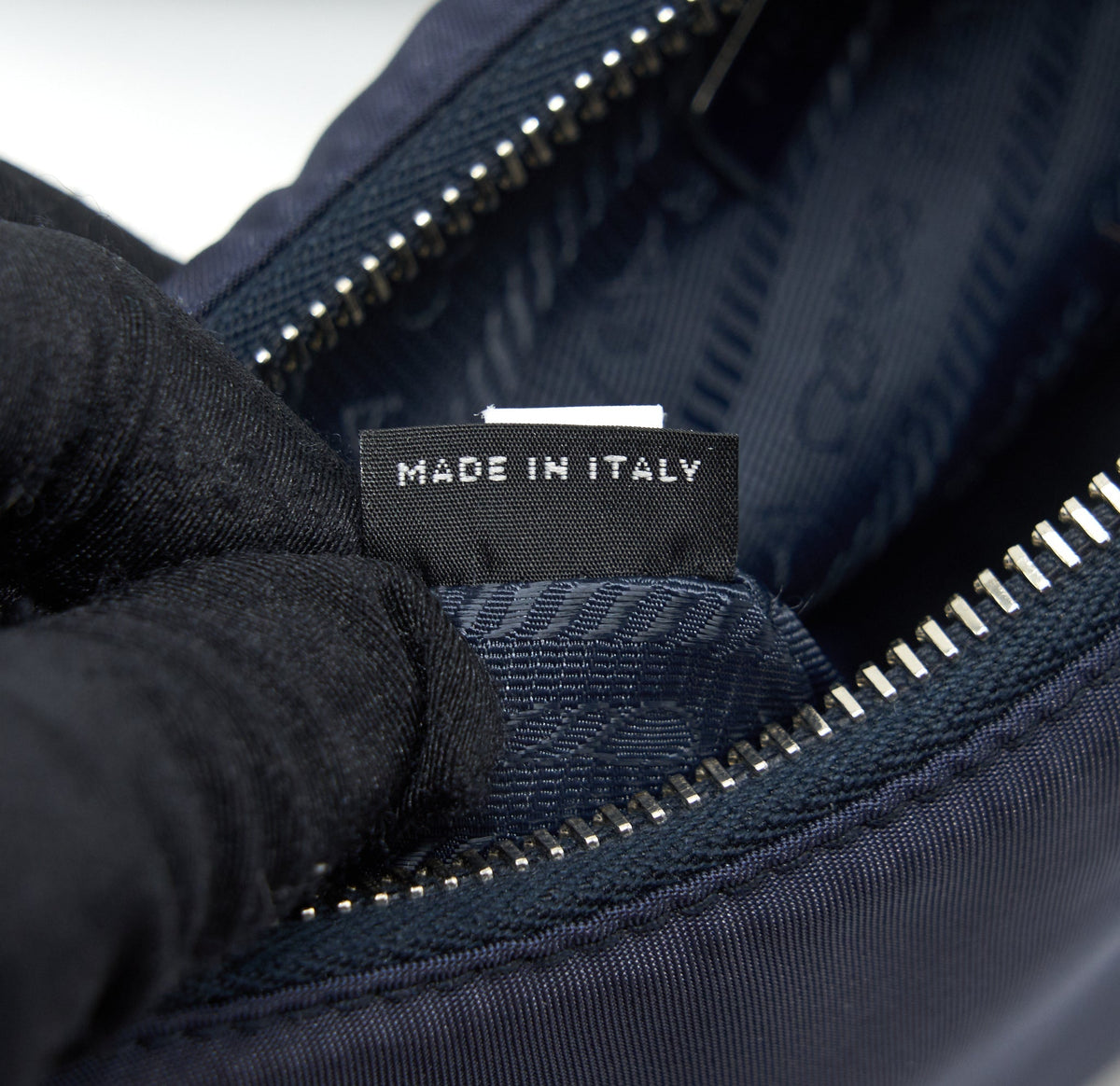 PRADA 2005 RE-EDITION NYLON SHOULDER BAG INDIGO BLUE SHW