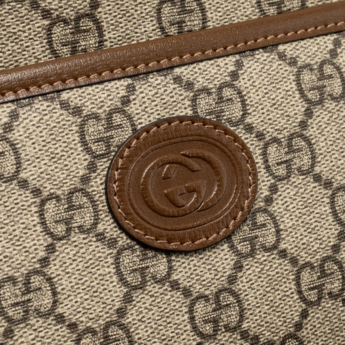Gucci Interlocking G Mini Bag GG Supreme Canvas Brown GHW