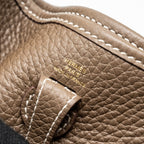 Hermes Mini Evelyne clemence etoupe GHW