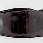 LOUIS VUITTON SOBE CLUTCH PATENT LEATHER DARK PURPLE GHW