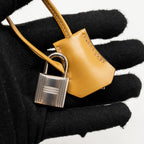Hermes Birkin 25 Tadelakt Leather Poussiere SHW