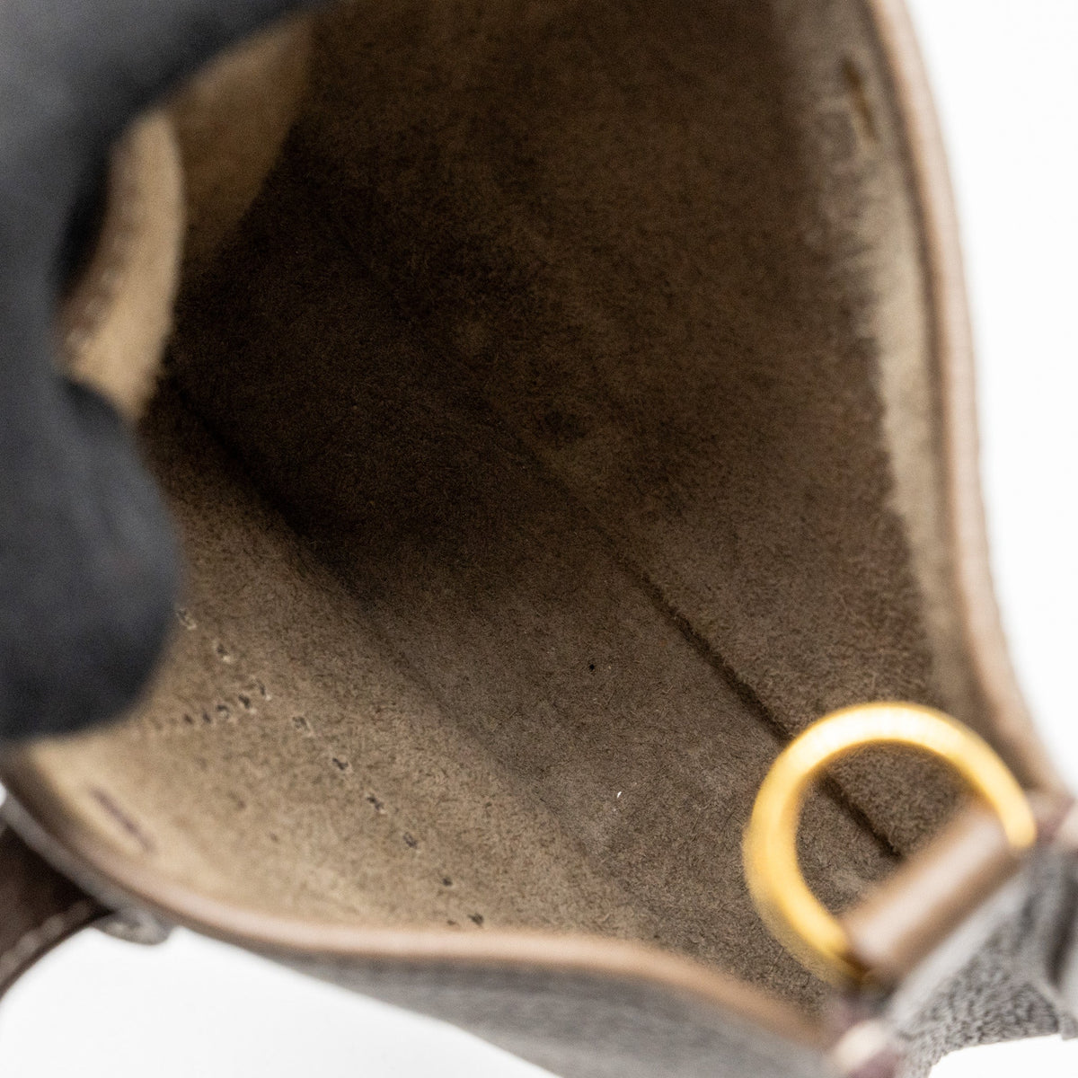 Hermes Mini Evelyne clemence etoupe GHW