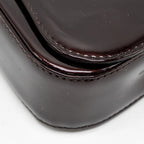 LOUIS VUITTON SOBE CLUTCH PATENT LEATHER DARK PURPLE GHW