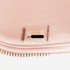CHANEL 22P LONG VANITY CASE WITH LOGO CHAIN LIGHT PINK CAVIAR LGHW
