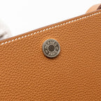 Hermes Perspective Cavaliere 21 Bag Togo/Vache Hunter Gold/Fauve SHW