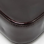 LOUIS VUITTON SOBE CLUTCH PATENT LEATHER DARK PURPLE GHW